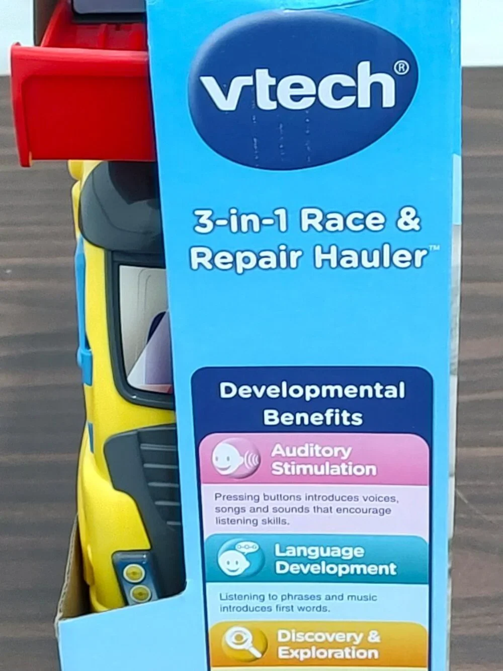 LPN - VTech 3-in-1 Race & Repair Hauler Toy Truck